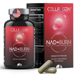 NAD+BURN® 60 Capsules | Lose Weight, Burn Fat, Boost Energy & Enhance Anti-Aging Support Cellregen