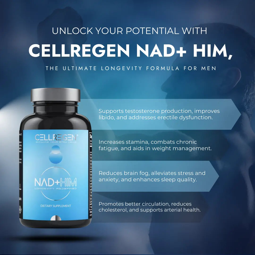 CELLREGEN NAD+HIM - Men's Anti-Aging Supplement